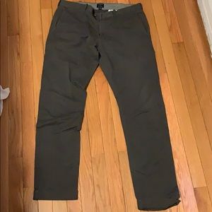 Men’s dark grey j crew dress pants